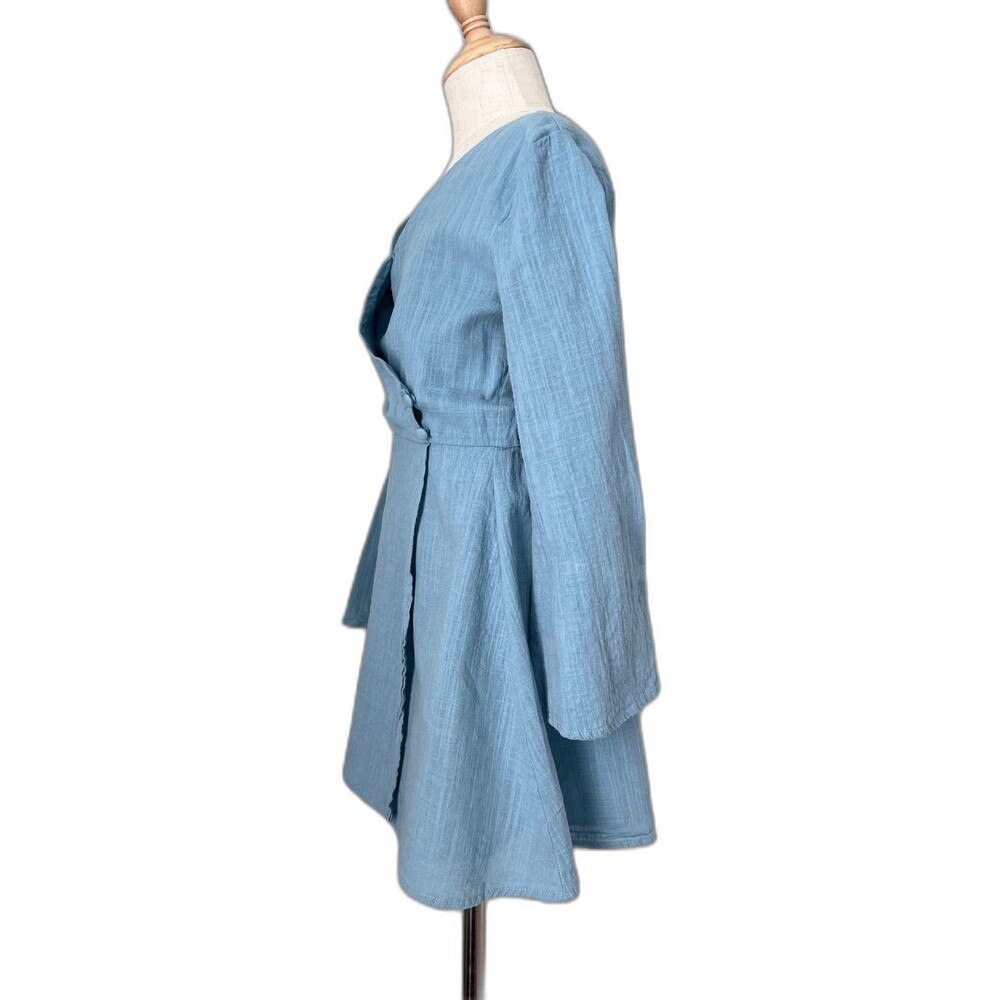 Medium Blue Spring Easter Day Long Sleeve Summer Dress by GB Girls Size Small - Picture 3 of 7